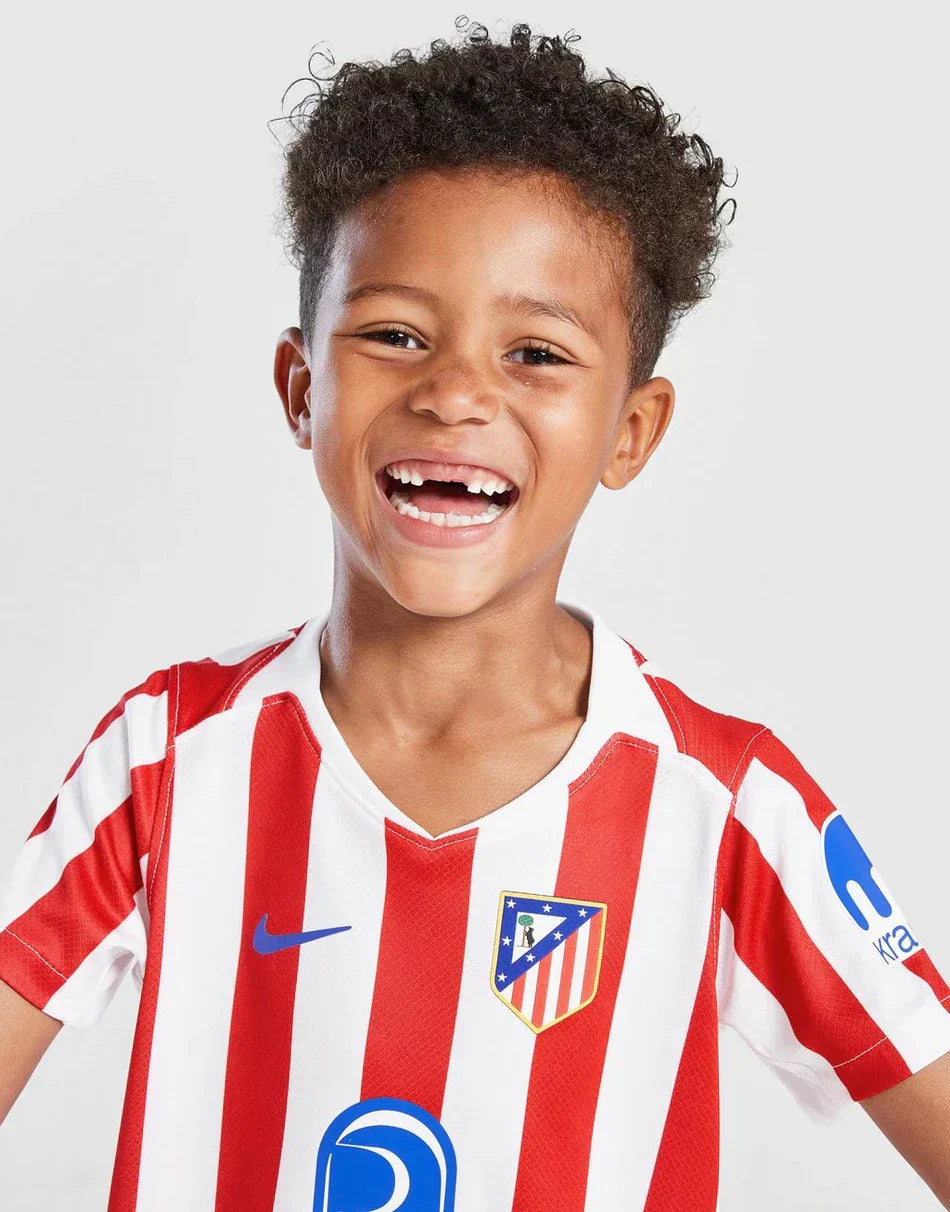 Athletico Madrid 2025/26 Home Kids Jersey
