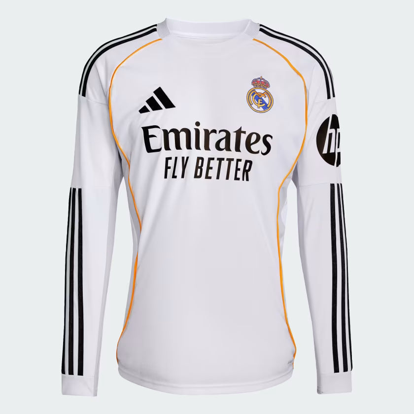 Camiseta de local de manga larga del Real Madrid 2025/26