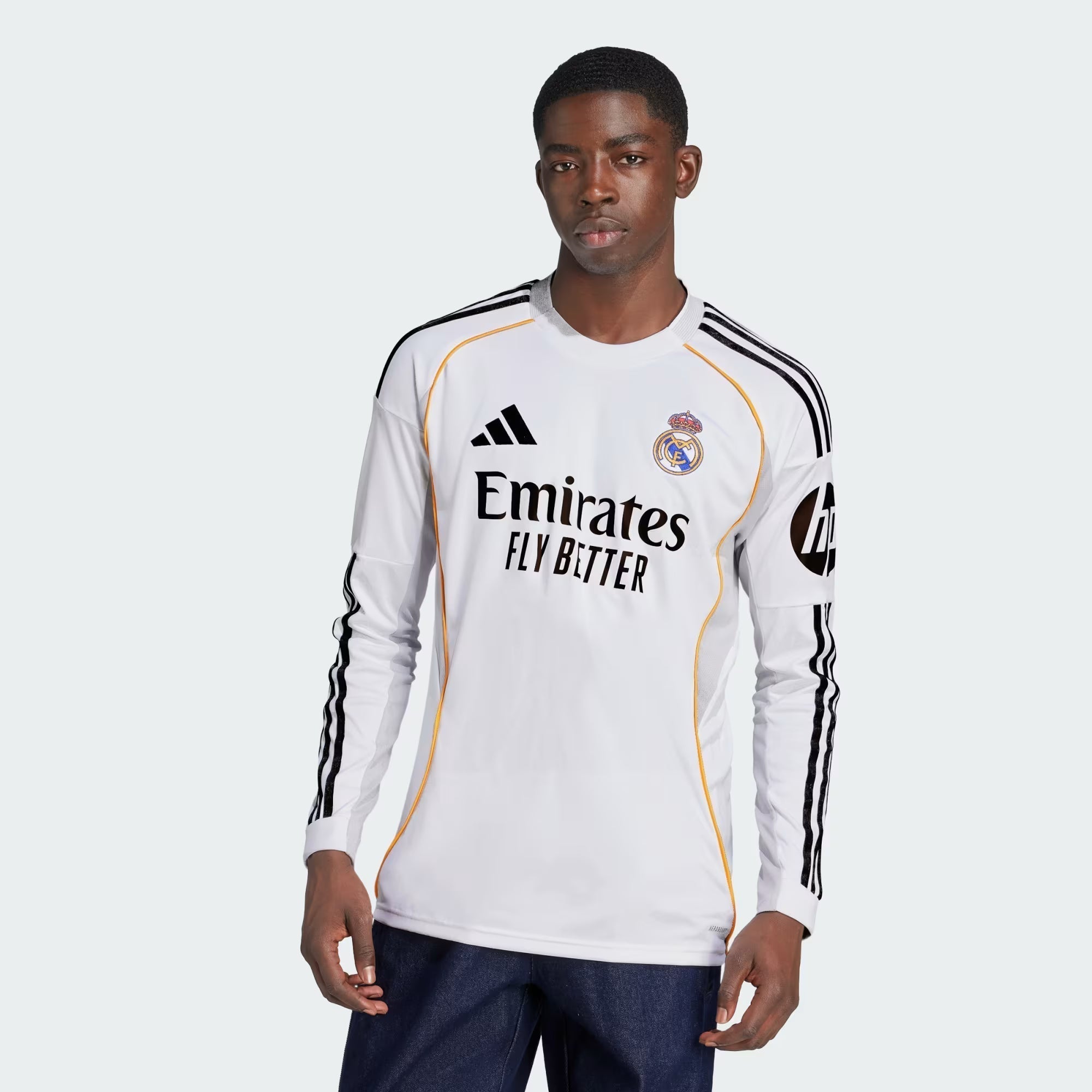Real Madrid 2025/26 Long Sleeve Home Jersey