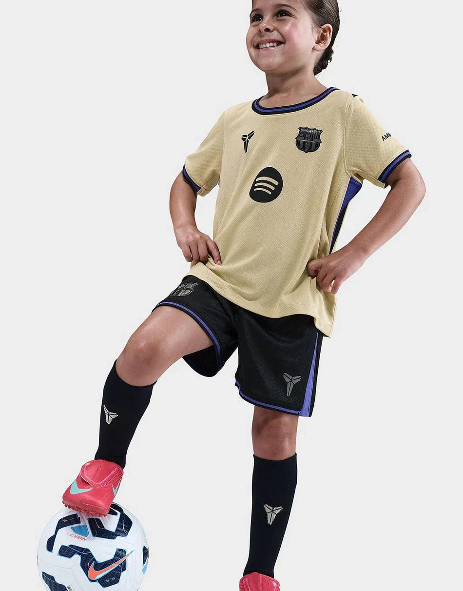 FC Barcelona 2025/26 Away Kids Jersey