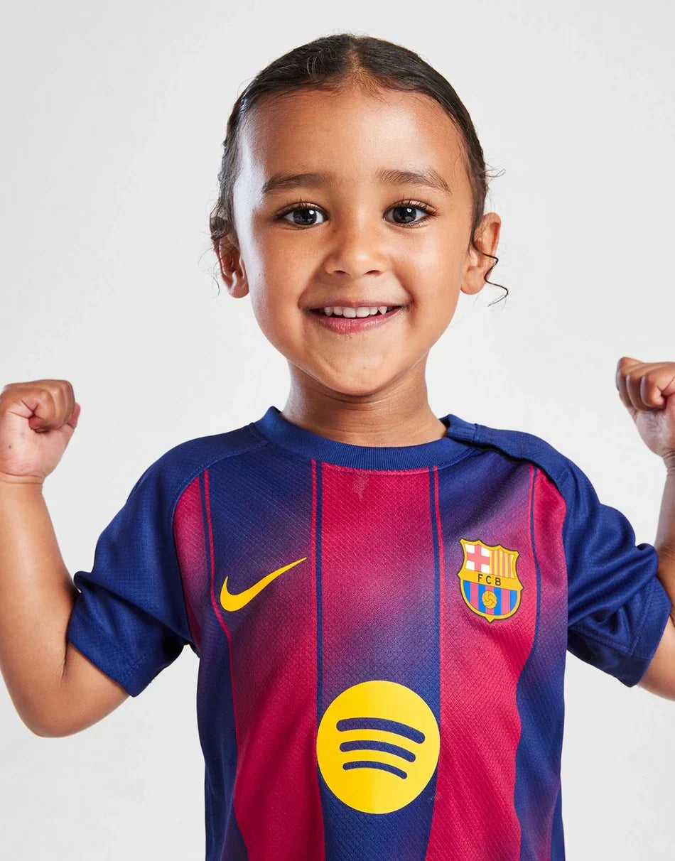 FC Barcelona 2025/26 Heimtrikot für Kinder
