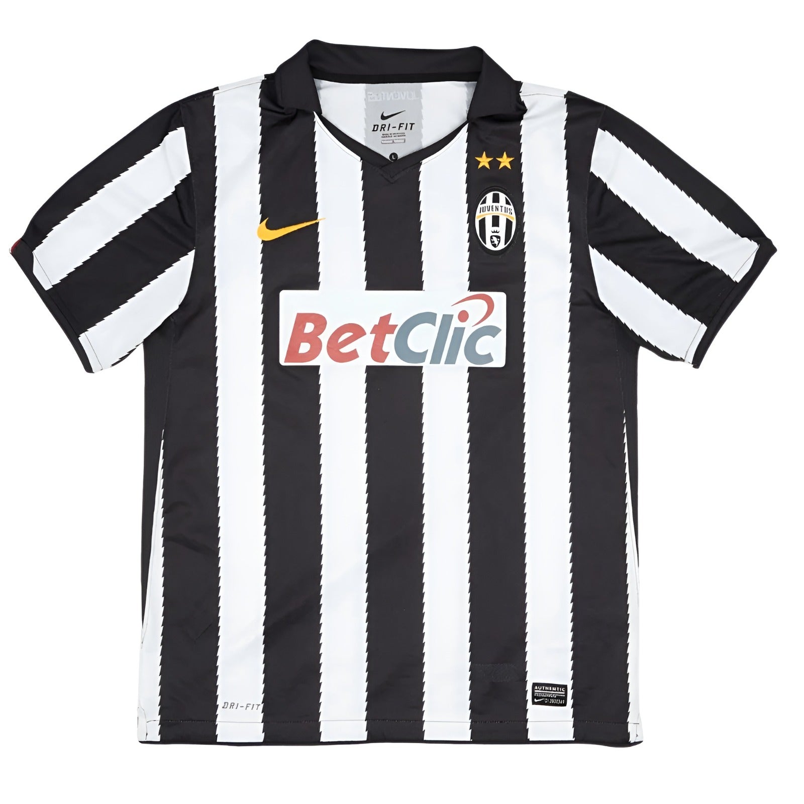 Juventus 2010-2011 Home Retro Football Jersey