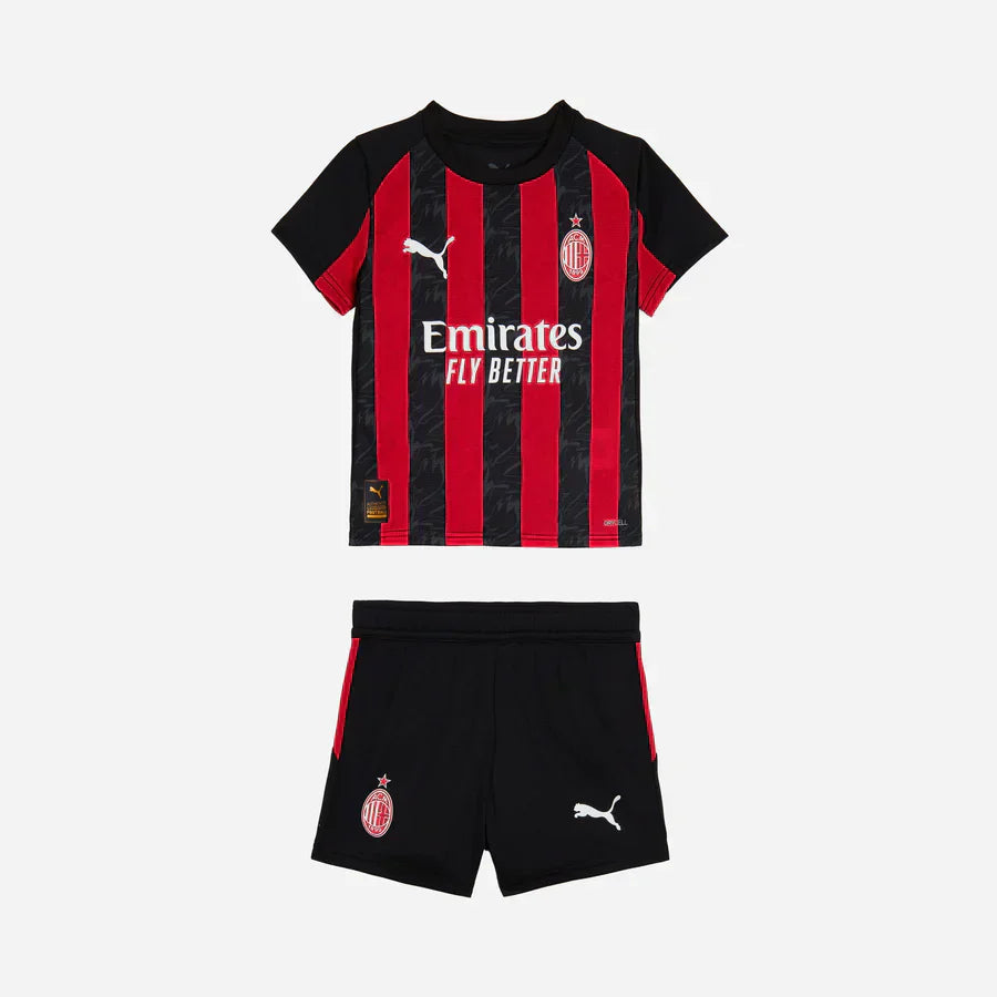 Camiseta local para niños del AC Milan 2025/26