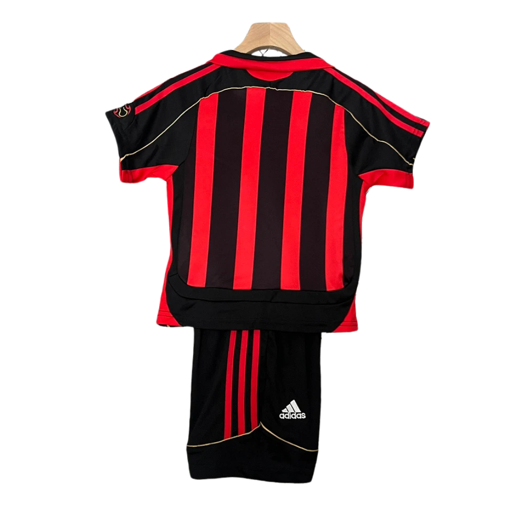 AC Milan 2006-2007 Home Kids Football Jersey