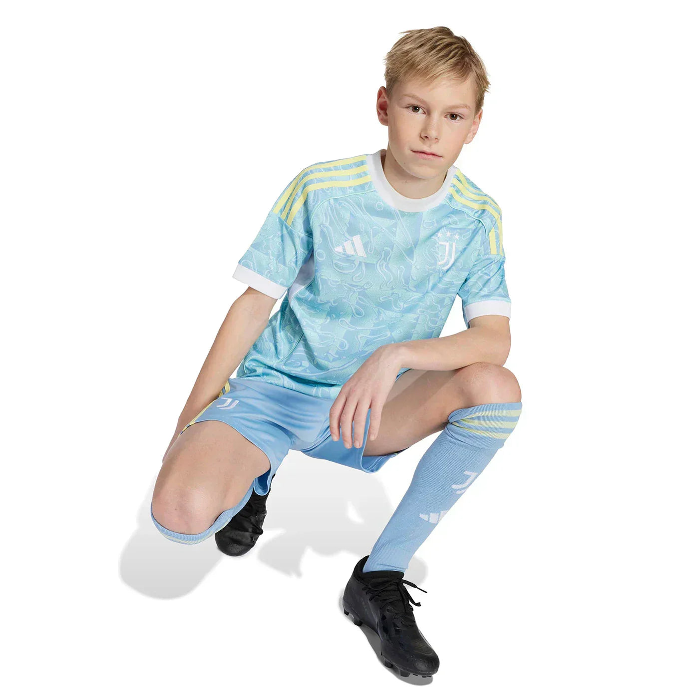 Camiseta de visitante para niños de la Juventus 2025/26