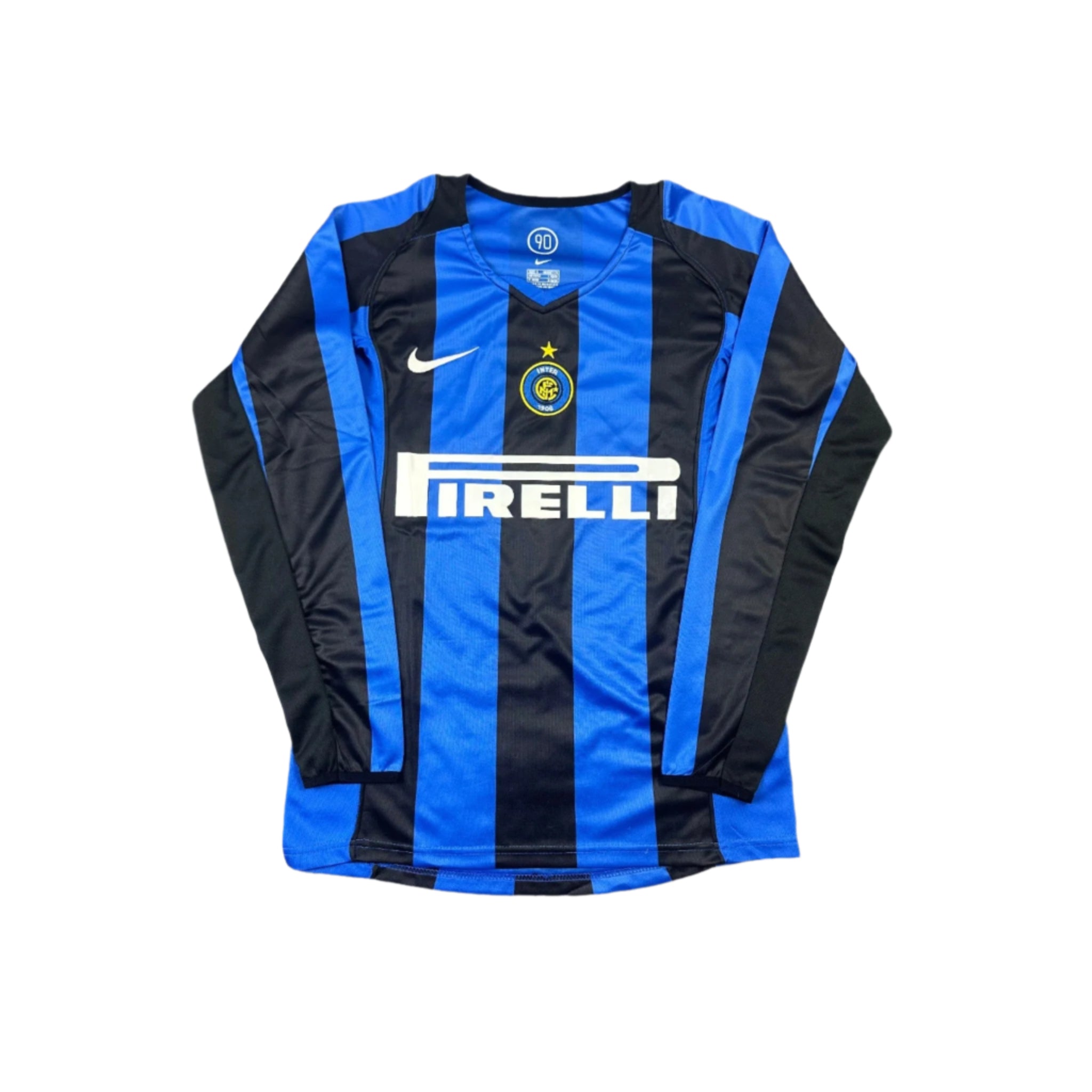 Inter Milan 2004-2005 Retro Long Sleeve Home Shirt