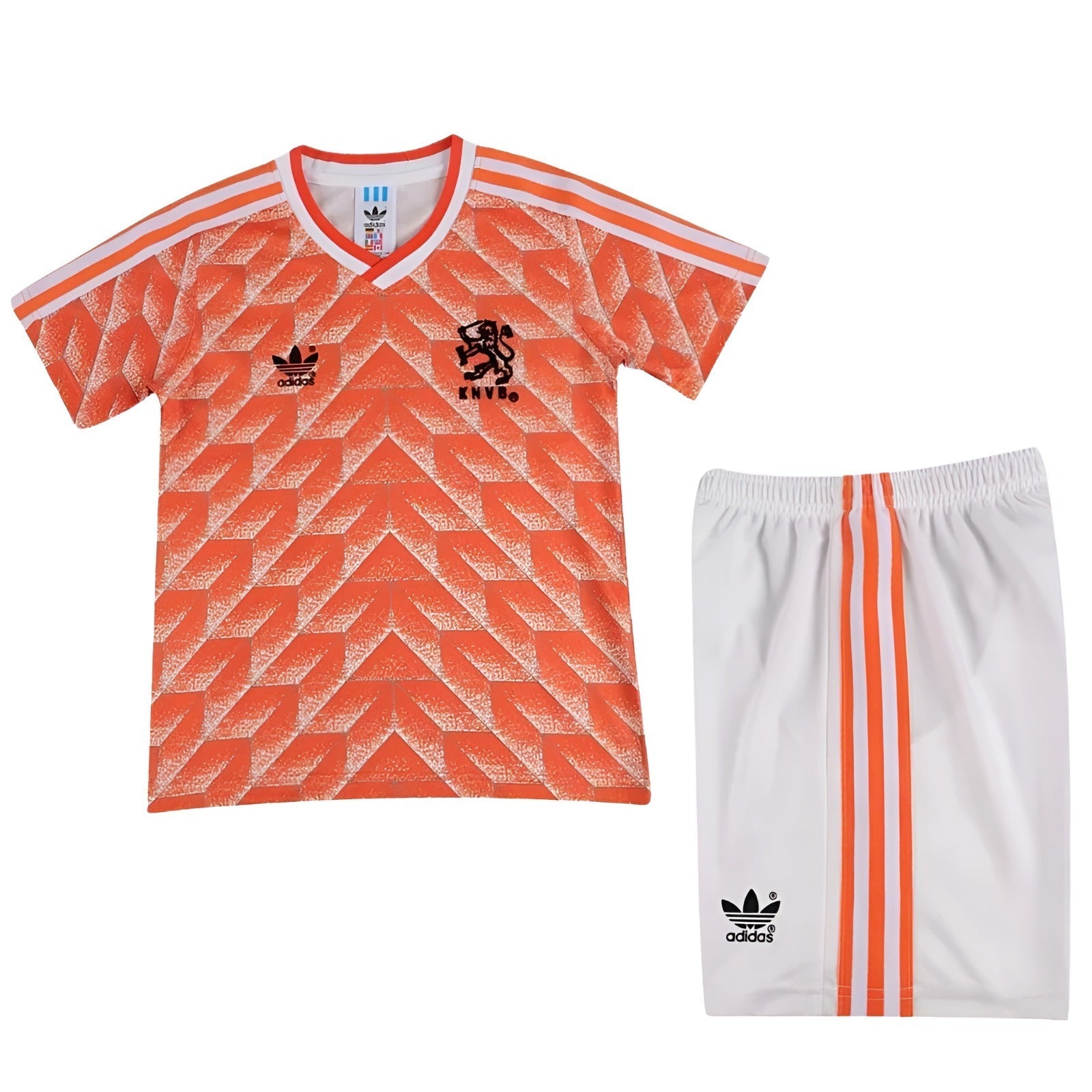 Netherlands 1988 Home Kids Retro Football Jersey