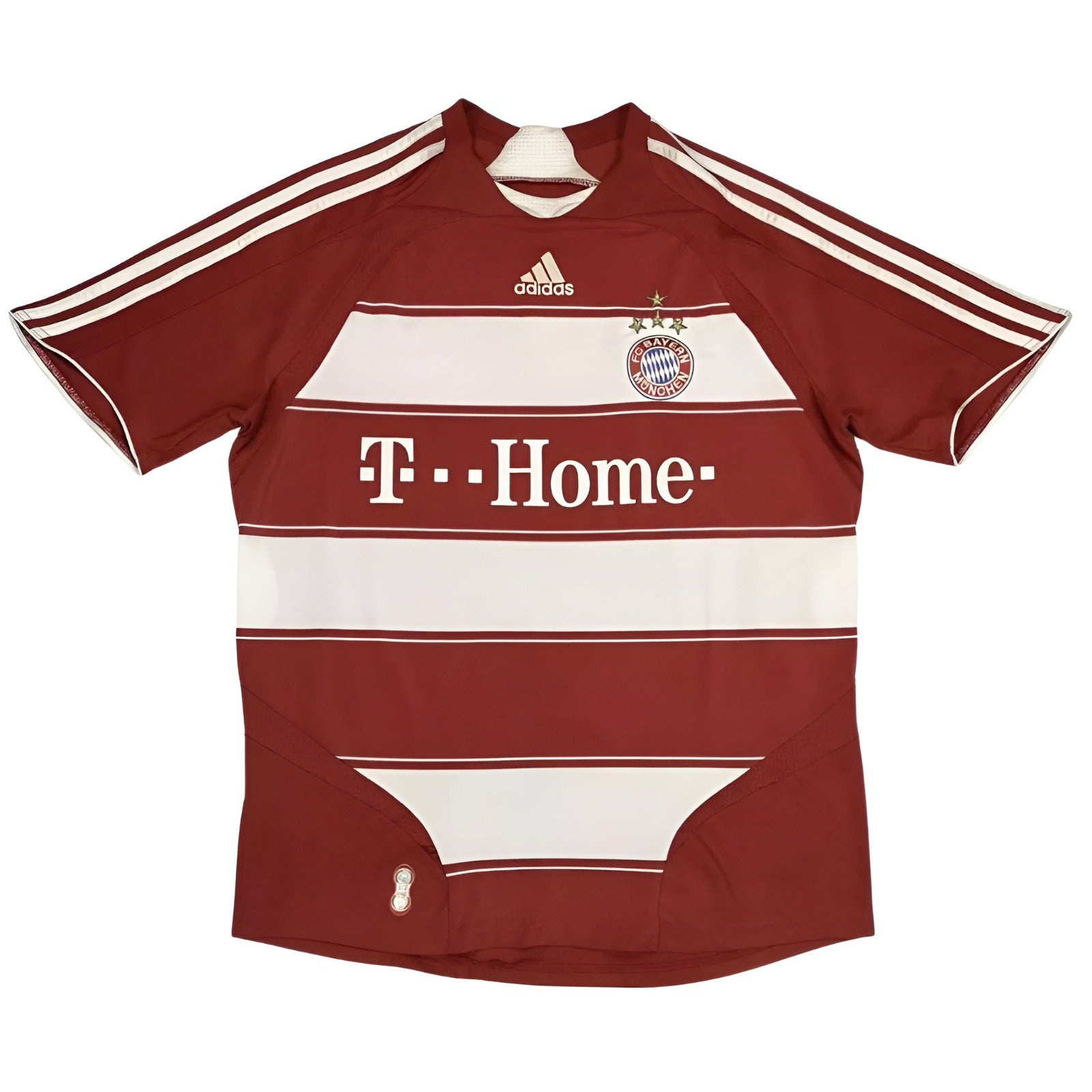 Bayern Munich 2007-2008 Home Retro Football Jersey