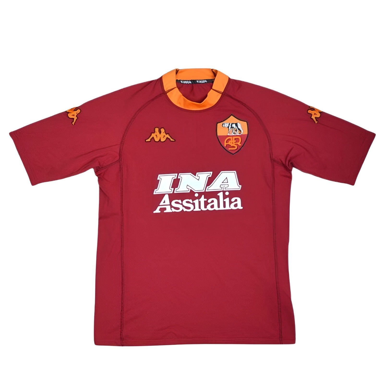 Roma 2000-2001 Home Retro Football Jersey
