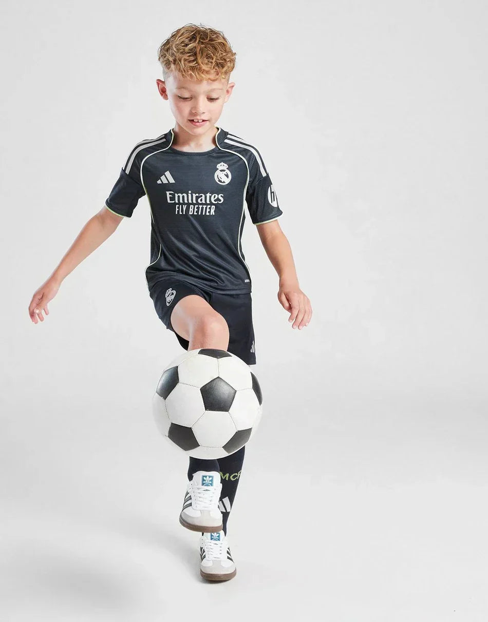 Real Madrid 2025/26 Away Kids Jersey