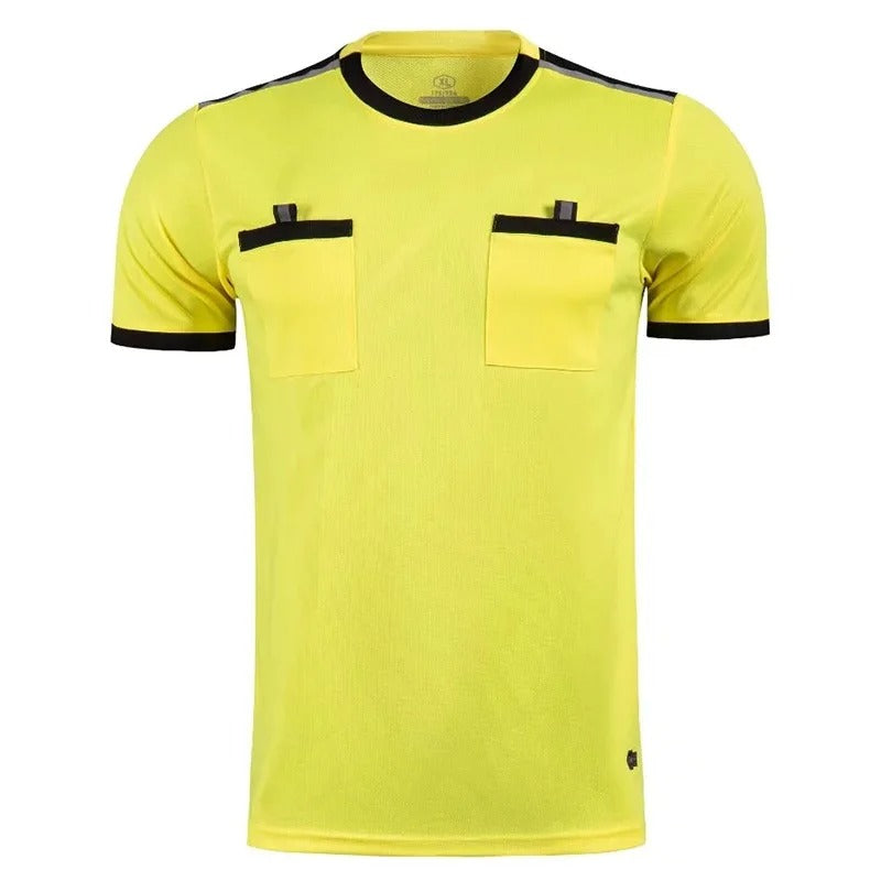 Yellow & Black Football Referee Kit
