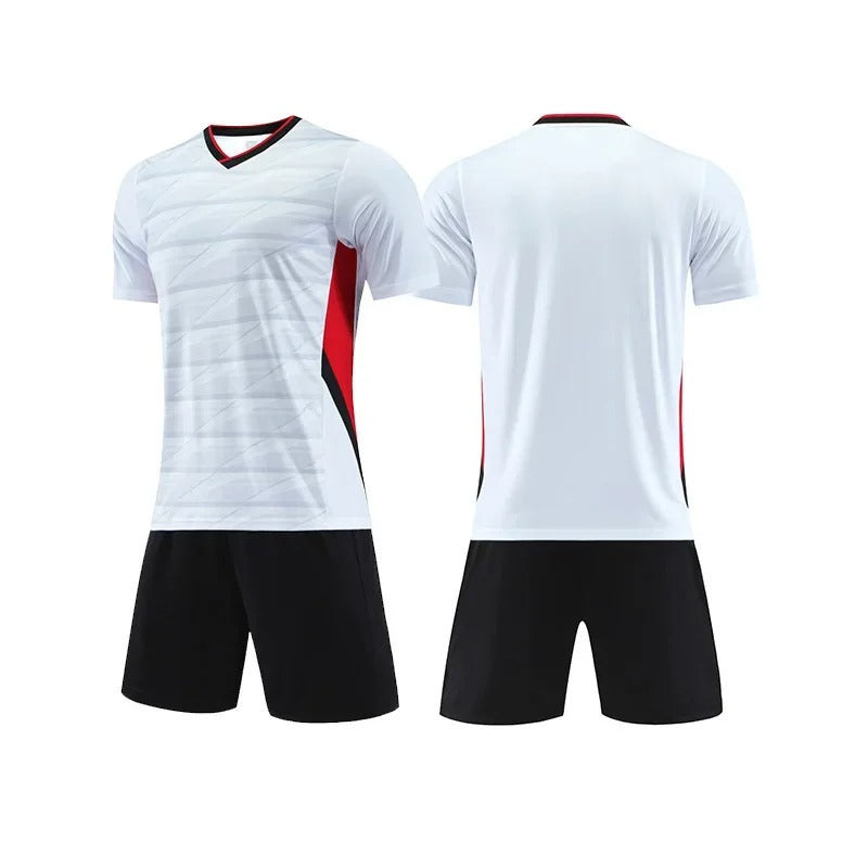 White Top Brandless Football Kit