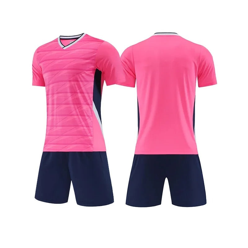 Kit de fútbol rosa sin marca