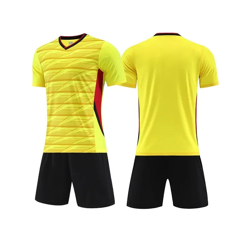 Yellow Top Brandless Football Kit