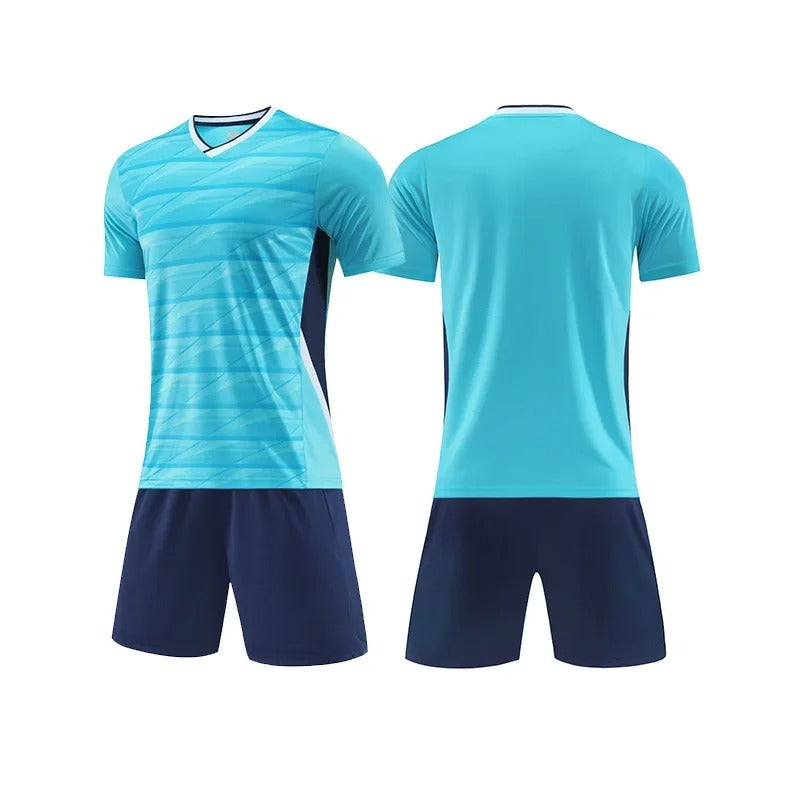 Blue Brandless Football Kit