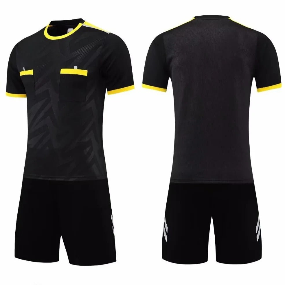 Black Football Referee Kit