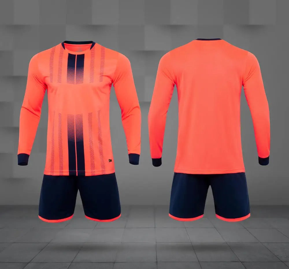 Orange Top Brandless Football Kit - V2