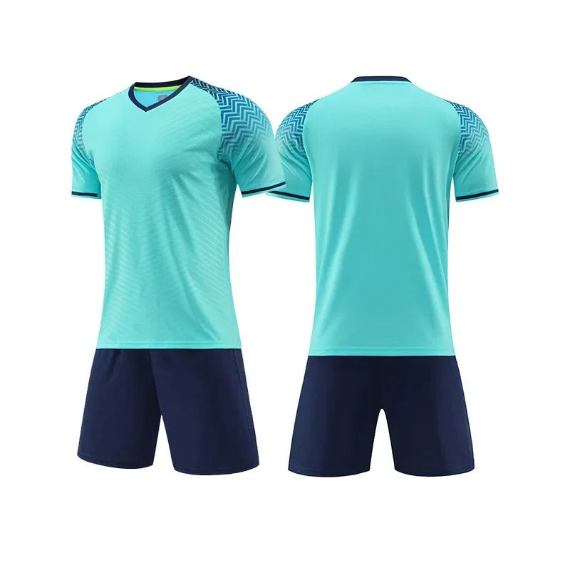 Blue Brandless Football Kit
