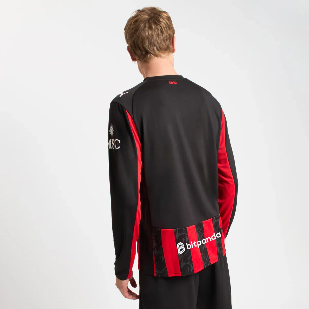 AC Milan 2025/26 Long Sleeve Home Jersey