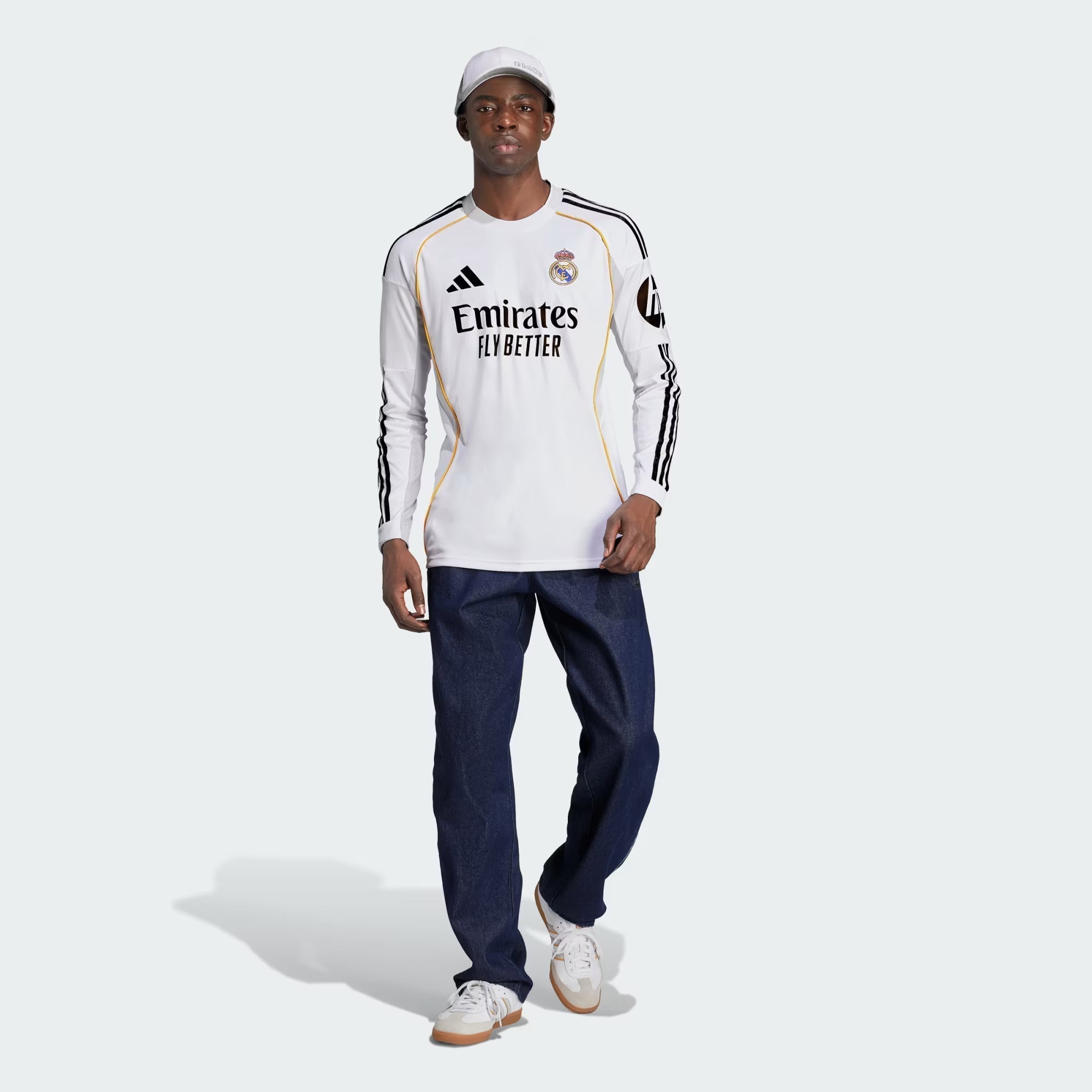 Real Madrid 2025/26 Long Sleeve Home Jersey