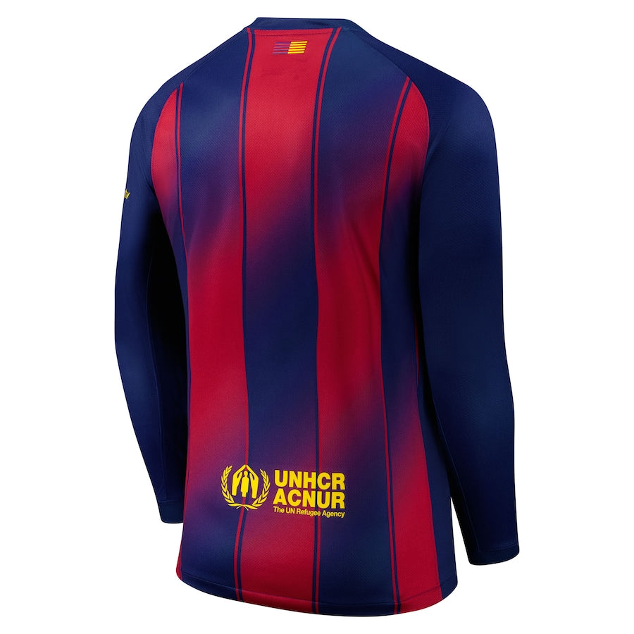 FC Barcelona 2025/26 Long Sleeve Home Jersey
