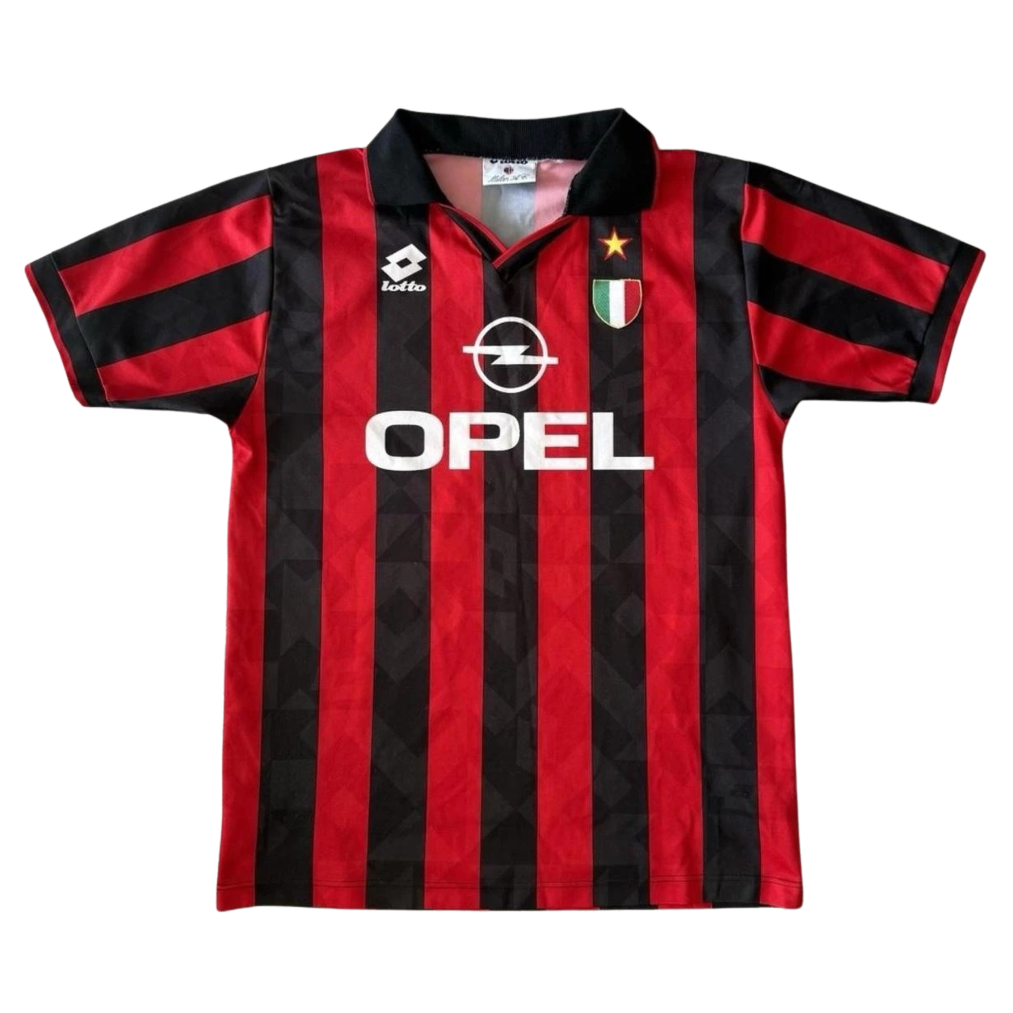 AC Milan 1995-1996 Home Retro Football Jersey
