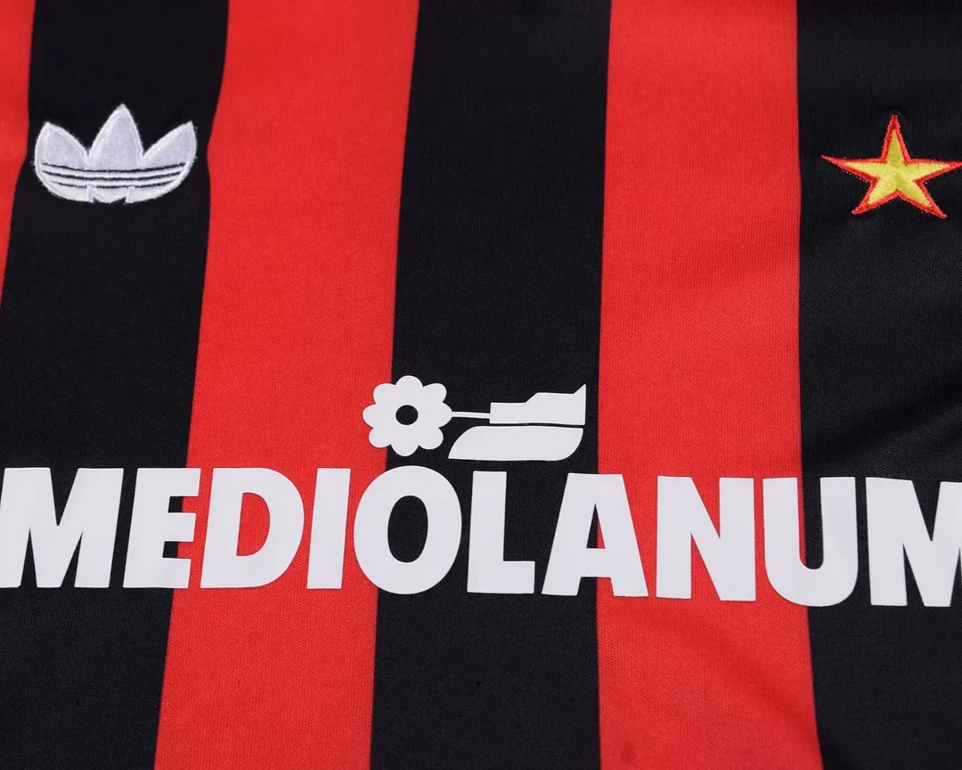 AC Milan 1990-1991 Home Kids Jersey