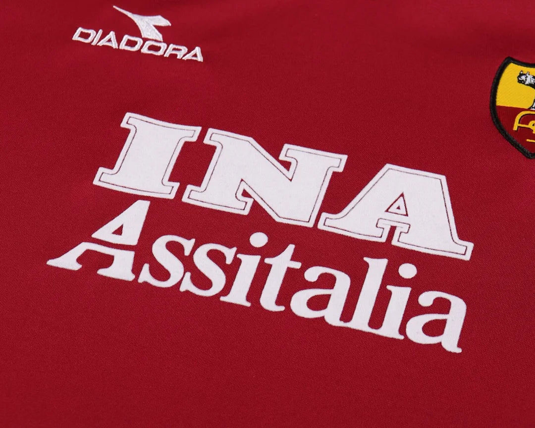 AS Roma 1998-1999 Home Kids Jersey