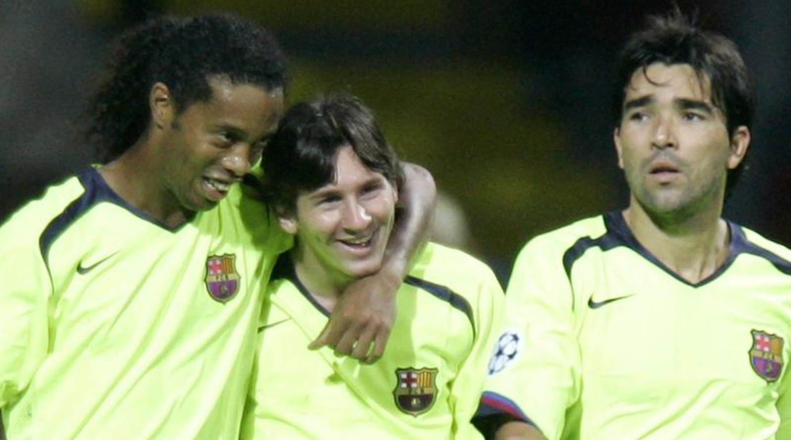 Barcelona 2005-2006 Away Retro Shirt Lime Yellow