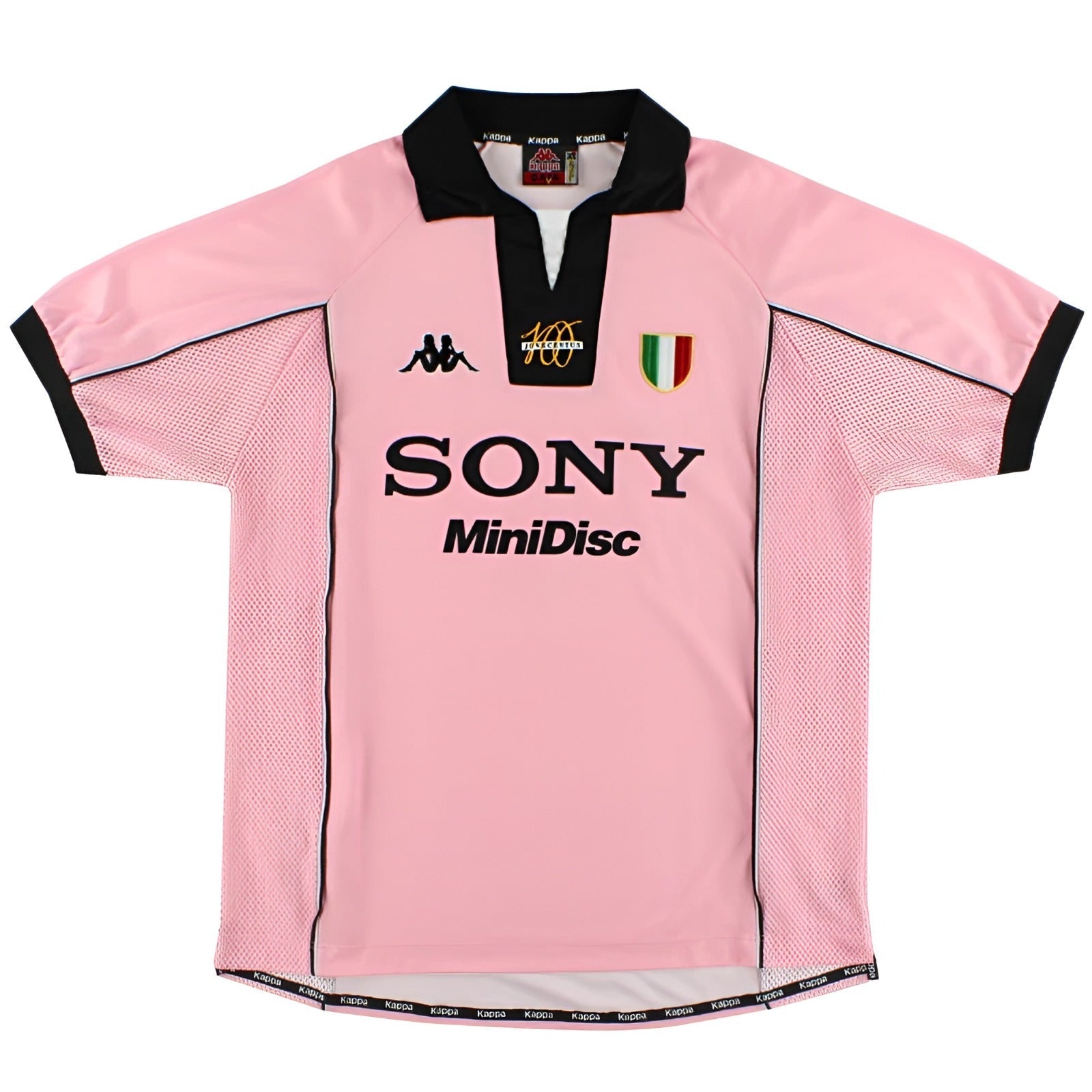 Juventus 1997-1998 Pink Centenary Away Retro Football Jersey