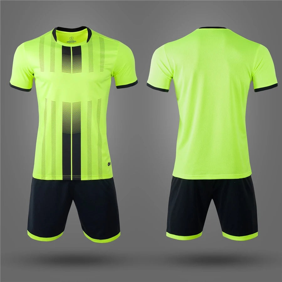 Fluo Green Brandless Football Kit