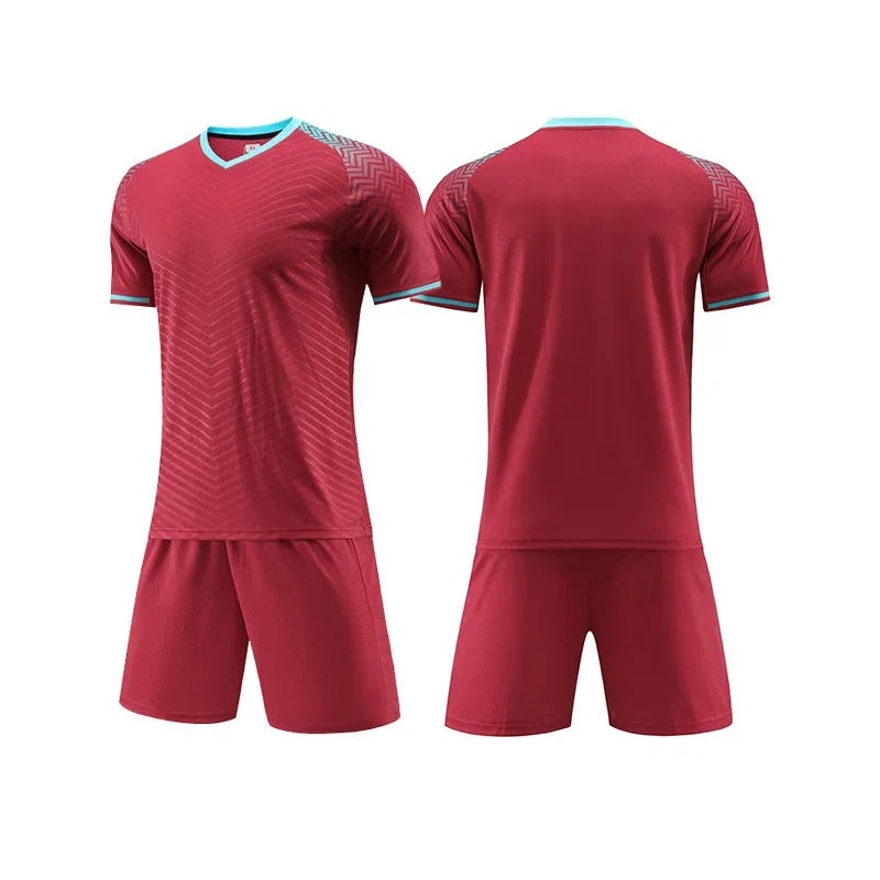 Red Brandless Football Kit