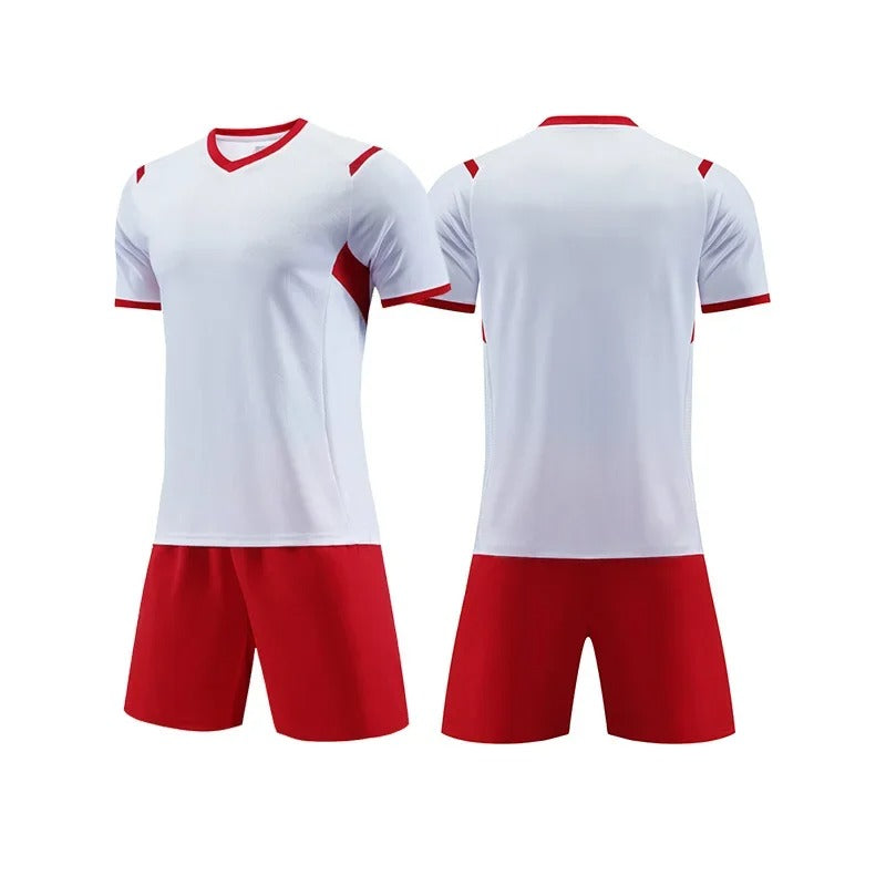 White Top Brandless Football Kit