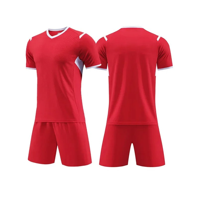Red Brandless Football Kit