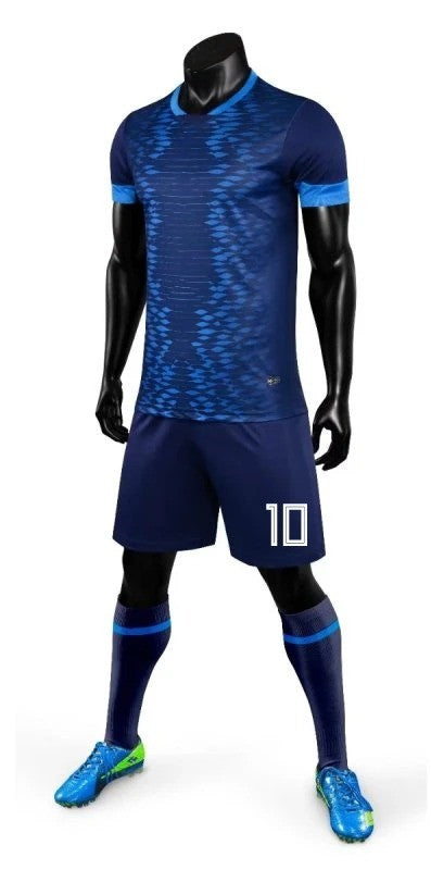 Dark Blue Brandless Football Kit - V5