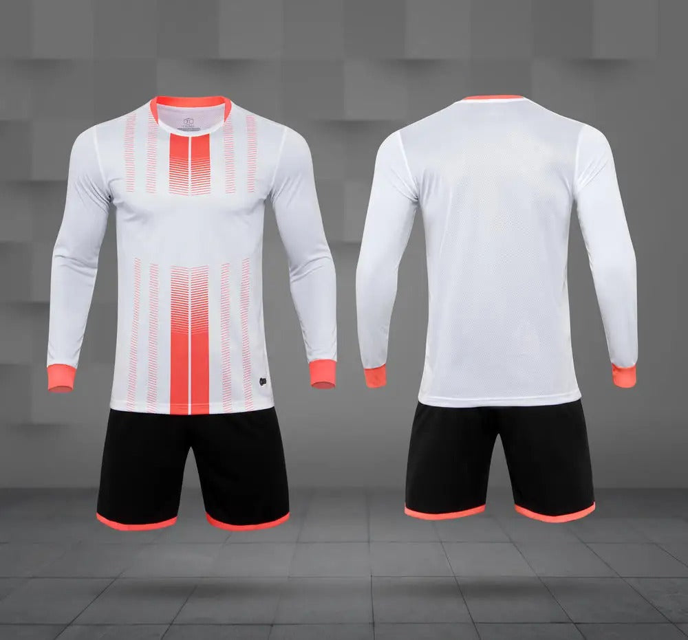 White Top Brandless Football Kit - V2
