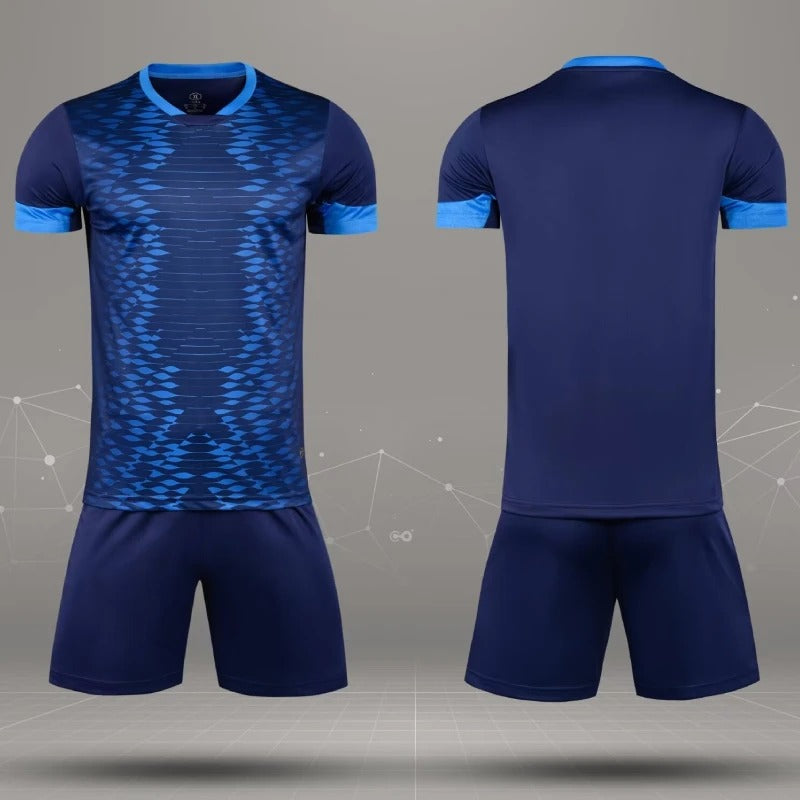 Dark Blue Brandless Football Kit - V5